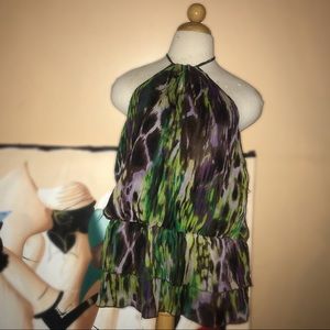 Cute animal printed blouse 🖤💜💚